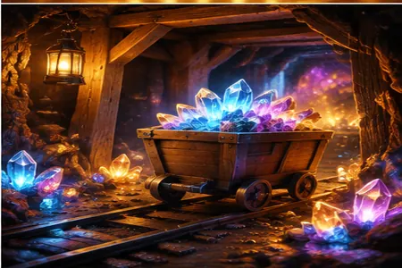 Crystal Mine Spielmotiv